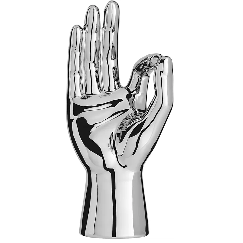 Afralia™ Hand Love Gesture Figurine Sculpture Home Desktop Decor