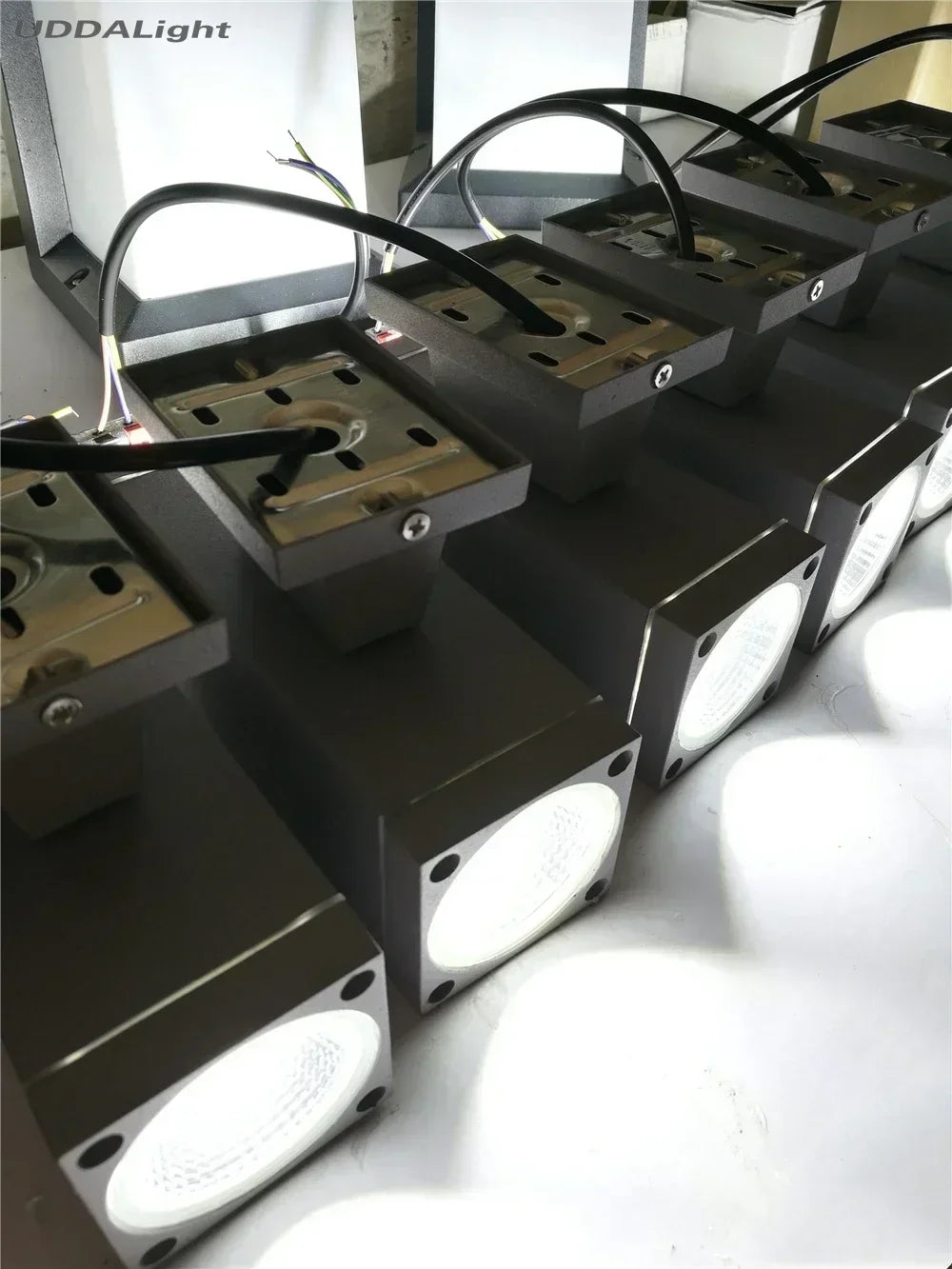 Afralia™ Square LED Outdoor Wall Lamp, 10W/20W Waterproof Porch Light Fixture