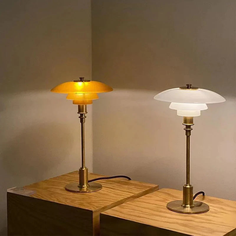 Afralia™ Glass Desk Lamp: Modern Nordic Table Lamp for Home, Office, or Hotel