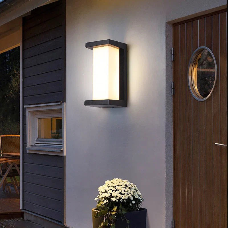 Afralia™ Outdoor Motion Sensor LED Wall Light Waterproof IP65 for Porch Garden Street Lighting