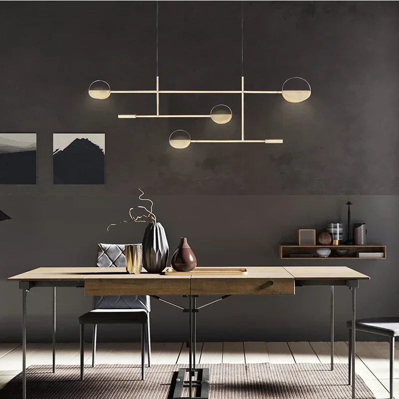 Afralia™ Scandinavia Kitchen Pendant Chandelier for Dining Table Lighting
