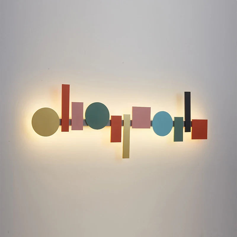 Afralia™ Totem LED Wall Lamp: Modern Colorful Light for Living Room, Parlor, Kids Room
