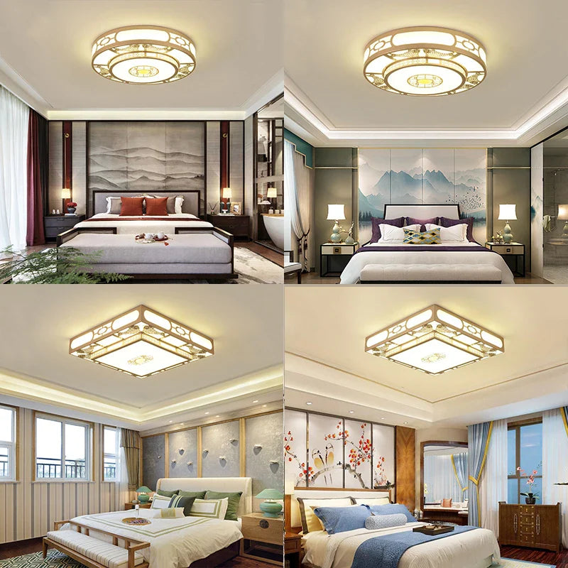 Afralia™ Classic Style LED Ceiling Lamp for Home Indoor Lighting