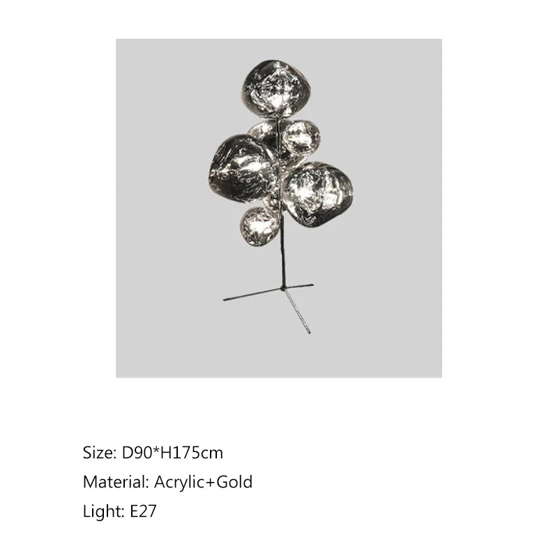 Afralia™ LED Lava Floor Lamp Nordic Minimalist Indoor Lighting Room Bedroom Standing Light