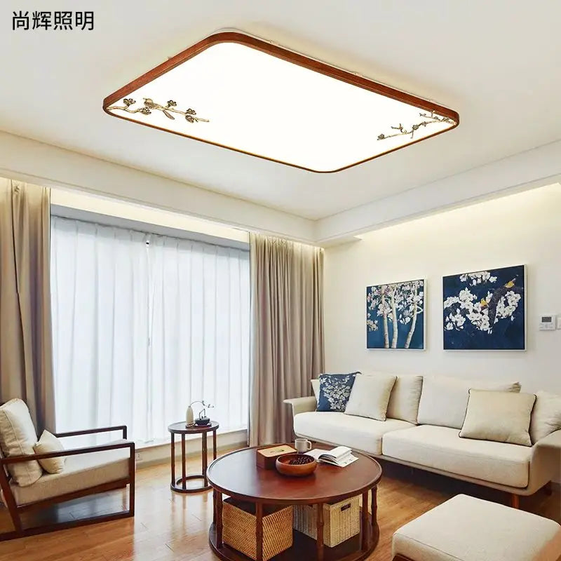 Afralia™ Chinese Style LED Ceiling Lamp, Ultra-Thin Round Design for Living Room and Bedroom
