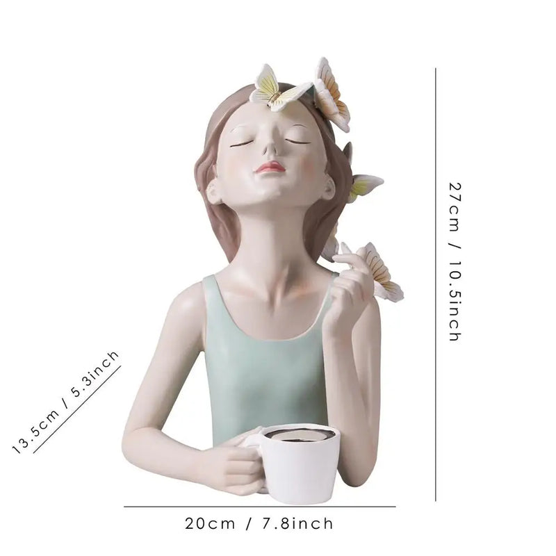Afralia™ Butterfly Fairy Resin Statue | Creative Desktop Figurine for Girlfriend's Gift