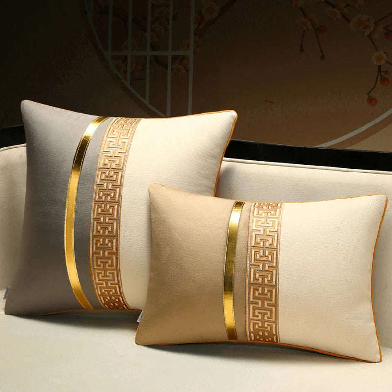 Afralia™ Chinese Style Decorative Pillow Cover for Home, Living Room, Sofa, Bedside