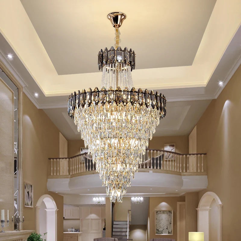 Afralia™ Postmodern Crystal Chandelier for Luxe Spaces