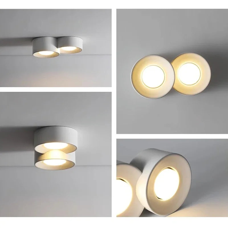 Afralia™ Modern LED Ceiling Lamp - Minimalist Cylinder Spotlight