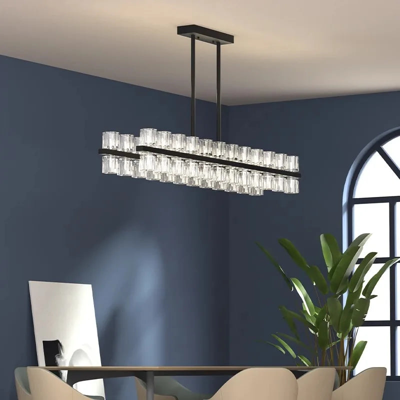 Afralia™ Modern LED Pendant Chandeliers for Living Room, Dining Room, Indoor Lighting