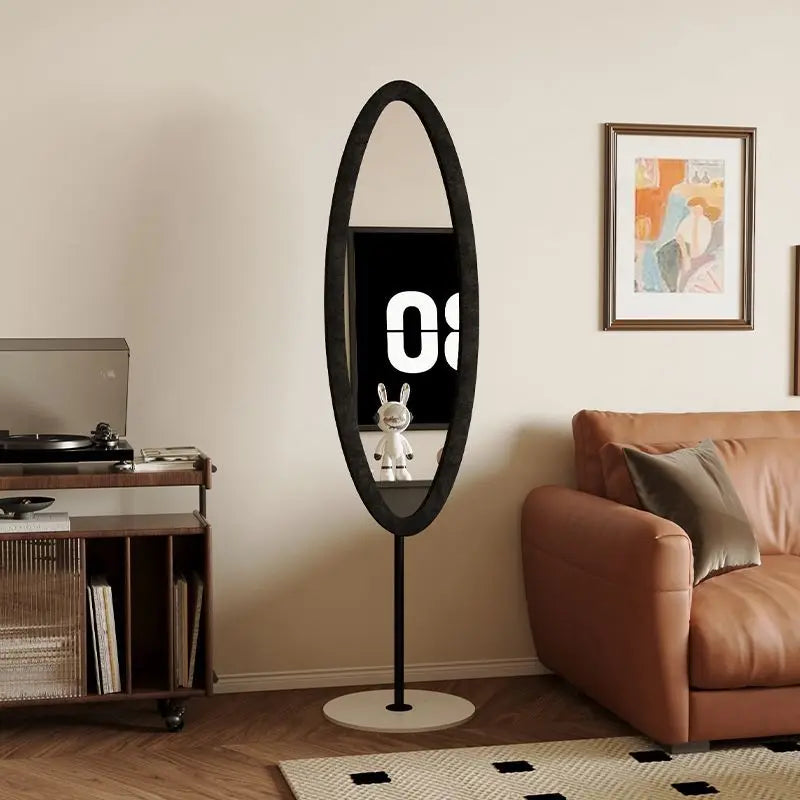 Nordic Oval Mirror for Bedroom Wedding Makeup, Living Room Decor - Afralia™