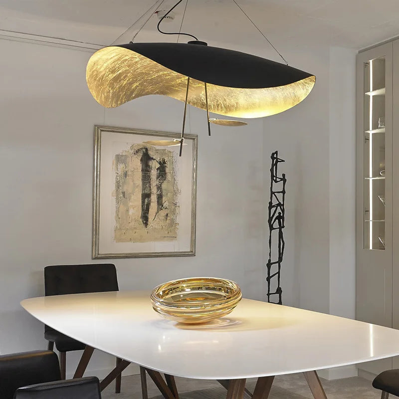 Afralia™ Minimalist LED Kitchen Island Pendant Lights Dimmable Chandelier for Living Room