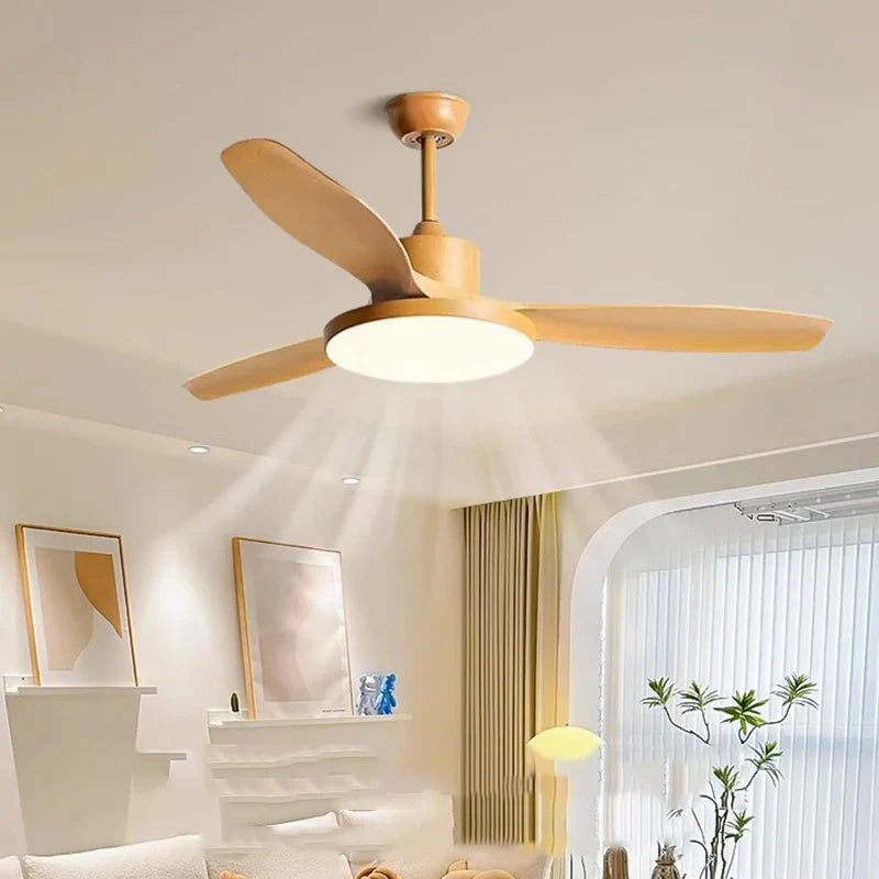 Afralia™ LED Indoor Ceiling Fan Lights for Living, Bedroom, Dining Room