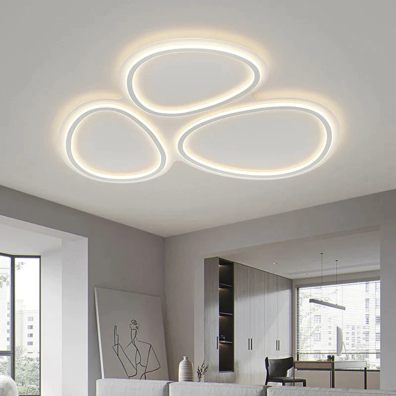 Afralia™ Circular Lumines Panel Ceiling Light for Living Dining Room Decor