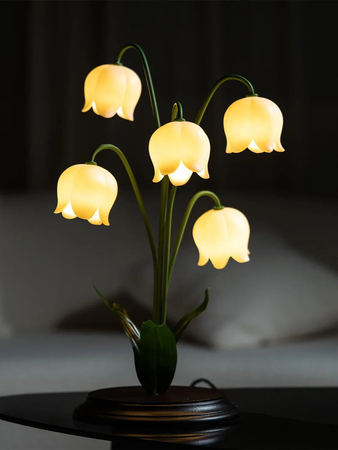 Afralia™ LED Flower Table Lamp - Decorative Desk Light for Bedroom, Living Room, Study