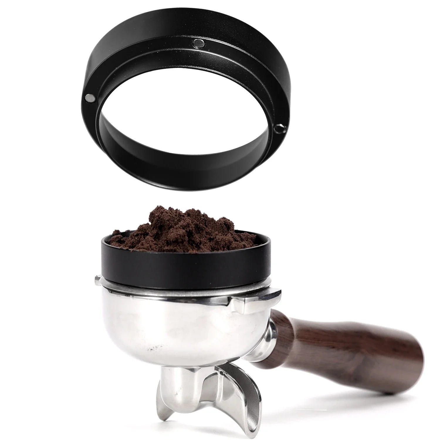 Afralia™ Espresso Dosing Ring - Portafilter Coffee Filter Catcher,  Barista Tool