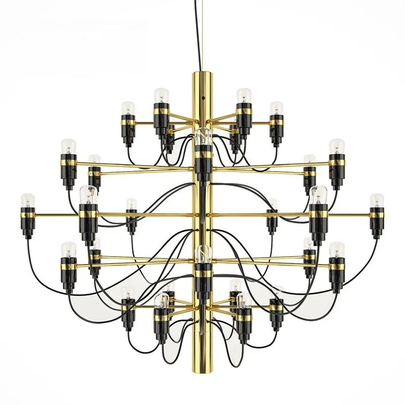 Afralia™ LED Candle Chandelier: Elegant Italian Design Pendant Light for Home Decor