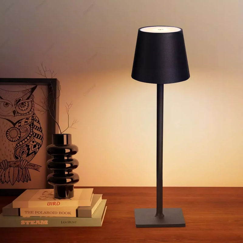 Afralia™ Rechargeable Wireless Touch Lamp for Bedroom and Desk