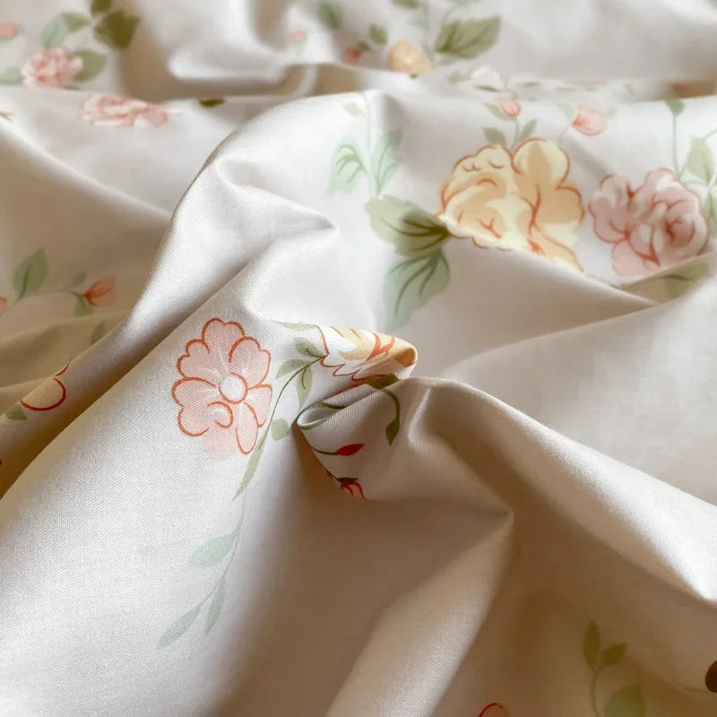 Afralia™ Pastoral Printed Cotton Bedding Sets for Comfortable Sleep