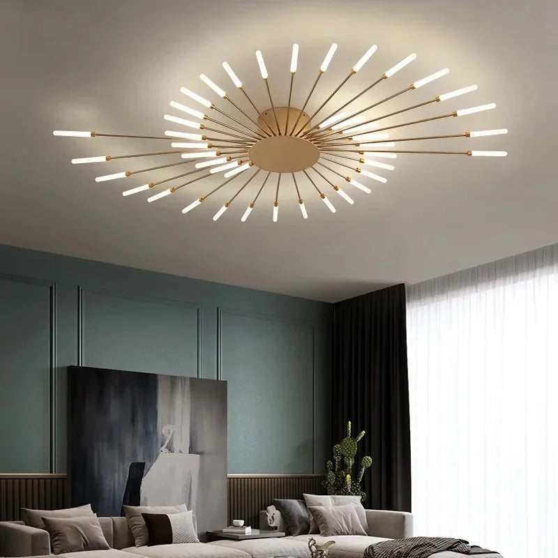 Afralia™ LED Indoor Ceiling Light: Modern Art Luster for Bedroom Hall Living Kids Room