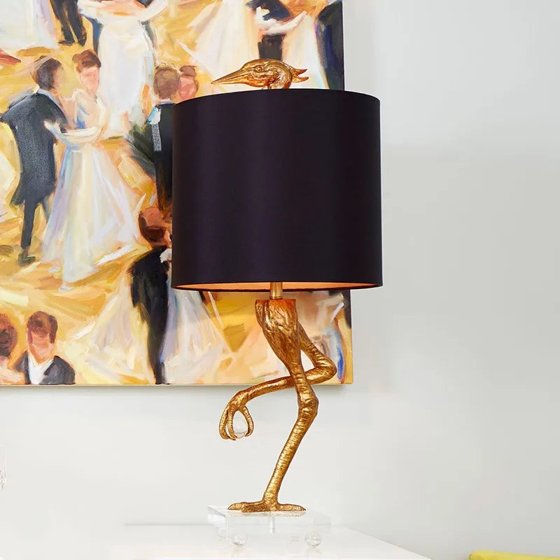 Afralia™ Ostrich Table Lamp - Unique American Bird Light for Home Decor