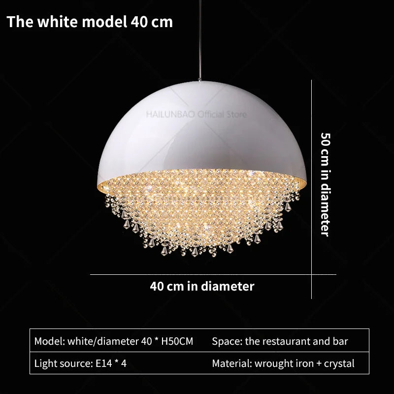 Afralia™ Crystal Chandelier: Nordic Luxury Lighting for Living Room, Bedroom, and Dining Area