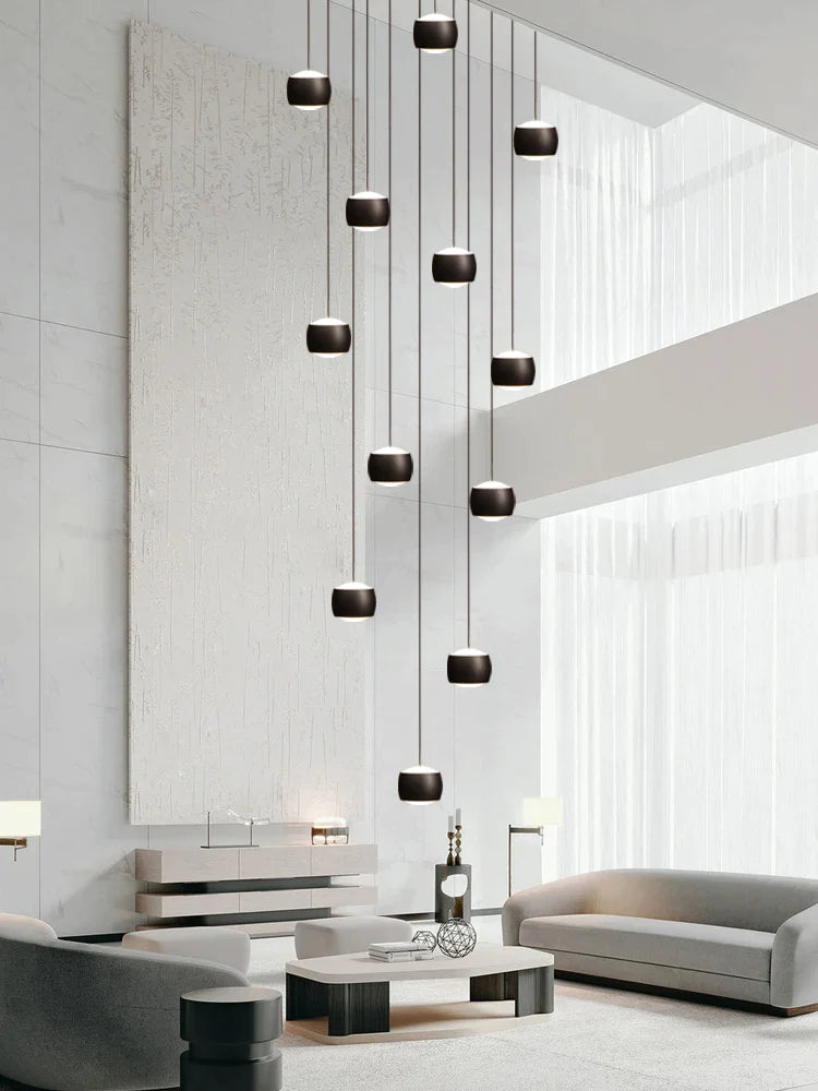 Afralia™ Spherical Nordic Chandelier: Modern Indoor Lighting for Home Decoration