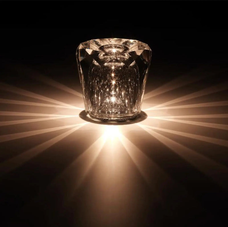 Afralia™ Crystal Diamond Night Light | Rechargeable LED Table Lamp