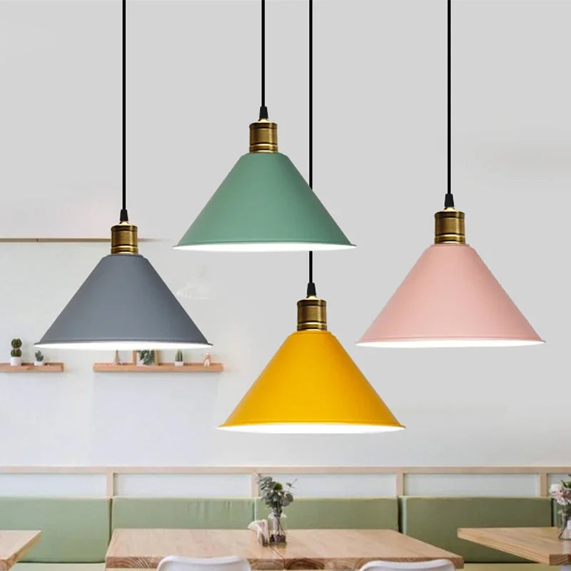 Afralia™ Modern LED Colorful Lustre Pendant Light: Illuminate Your Space with Style