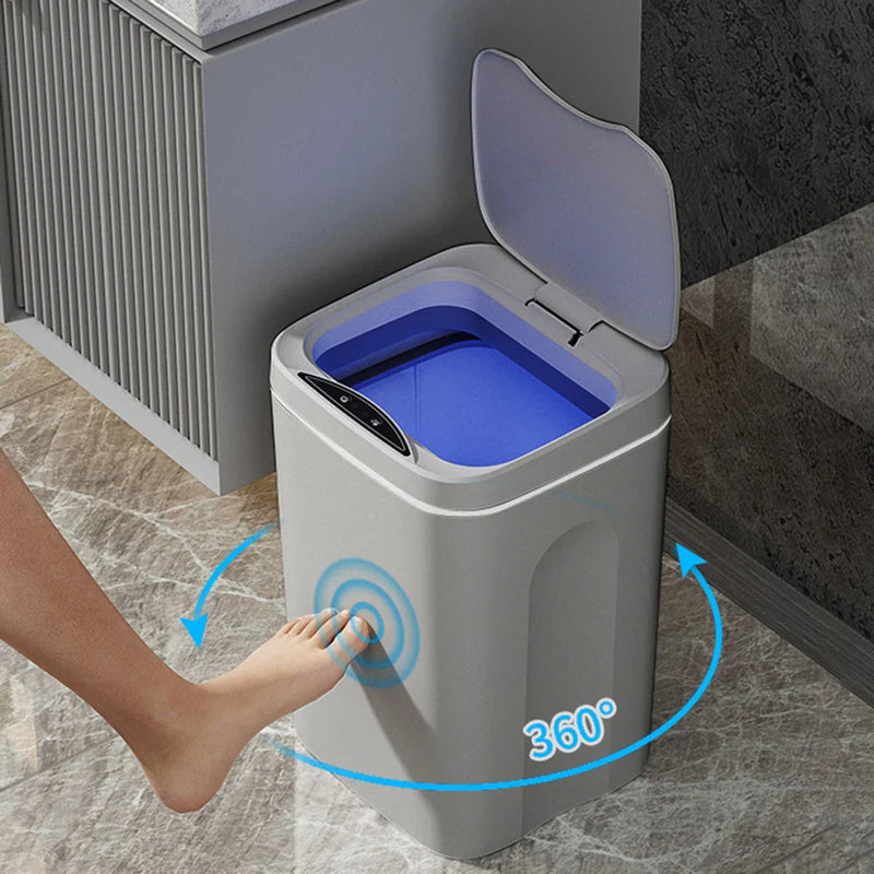 Afralia™ Smart Sensor Trash Can - Waterproof & Electric Waste Bin for Kitchen and Bathroom