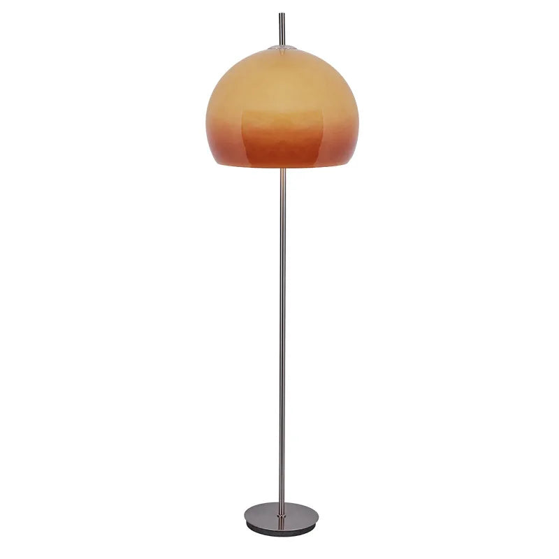 Afralia™ Glass Mushroom Floor Lamp Bauhaus Medieval Retro Industrial Standing Lamp