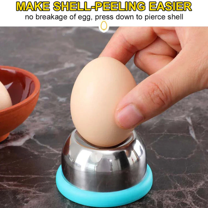 Afralia™ Stainless Steel Egg Piercer Hole Puncher Prickers Separator Kitchen Gadget