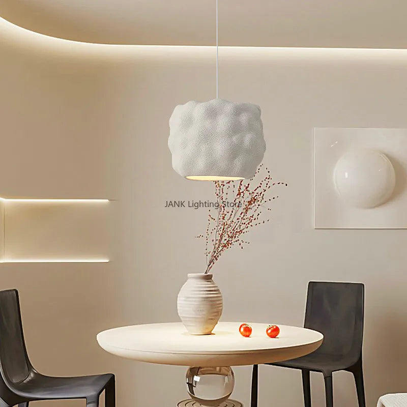 Afralia™ Wabi Sabi Pendant Lamps: Minimalist E27 Bedroom Lighting for Home Decor