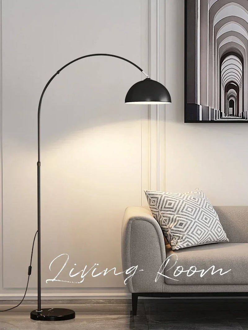 Afralia™ Marble Floor Lamp: Nordic Luxury Warm Light for Living Room, Bedroom & Sofa