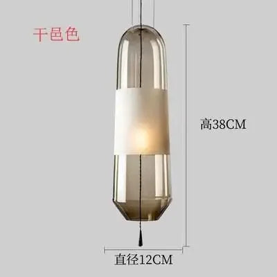 Afralia™ Glass LED Pendant Lights for Dining Room Kitchen Bedroom Luminarias