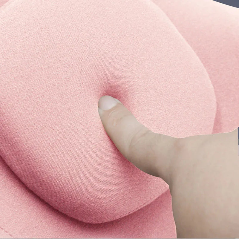 Afralia™ Memory Foam Lumbar Support Cushion for Office with Massage Convex Design