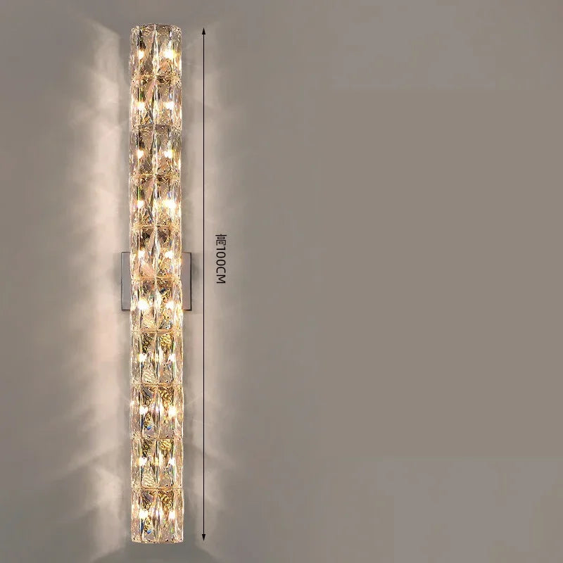 Afralia™ Crystal Wall Light: Luxury Nordic Style for Living Room & Bedroom