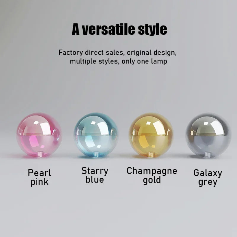 Afralia™ Multicolor Glass Ball Chandeliers Pendant Lights for Living Room Dining Bedroom