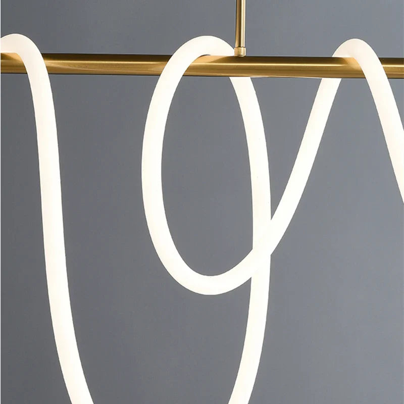 Afralia™ Nordic Modern Round LED Ceiling Chandelier for Home Decor Lighting