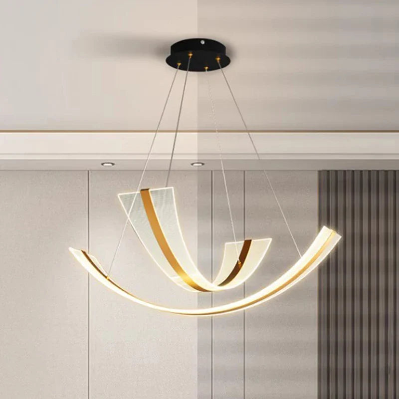 Afralia™ Modern Indoor Pendant Light Chandelier Ceiling Lamp LED Decorative Dining Room Lighting