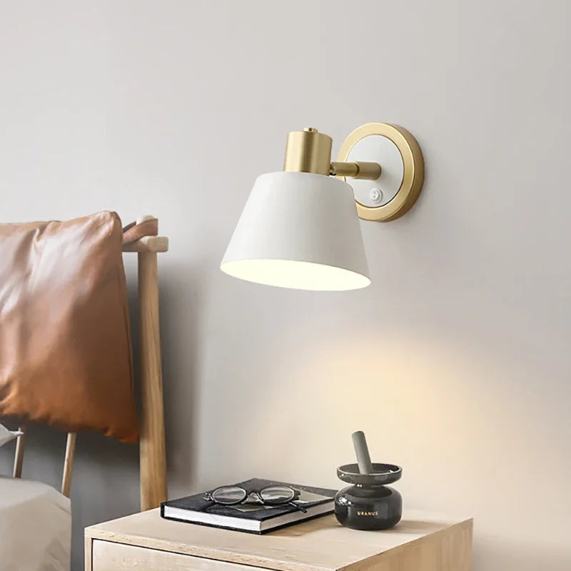 Afralia™ Modern Wall Lights - Nordic Bedroom Bedside Sconce for Elegant Night Illumination