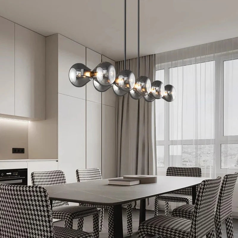 Afralia™ Modern LED Pendant Chandeliers for Living Room Dining Room Indoor Lighting