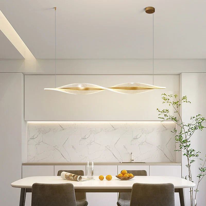 Afralia™ Acrylic Led Pendant Lamp for Dining Room, Bar & Kitchen - Minimalist Hanging Lights