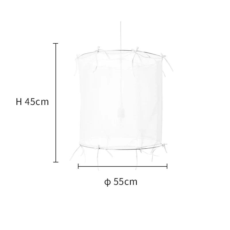 Afralia™ Linen Cloth Pendant Light: Elegant Bohemian Fabric Chandelier for Home, Restaurant, Hotel