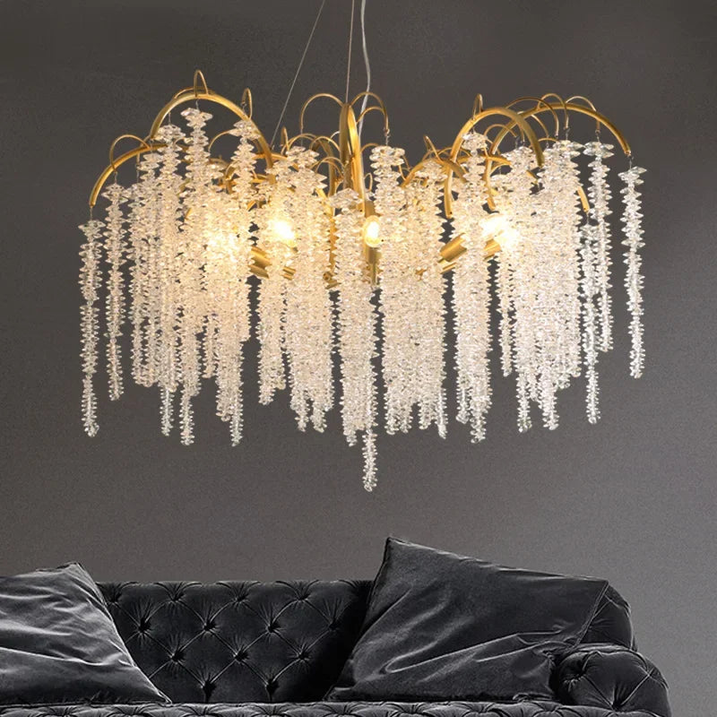 Afralia™ Crystal LED Chandeliers: Luxury Ceiling Pendant Lighting for Home, Dining, and Living Spaces