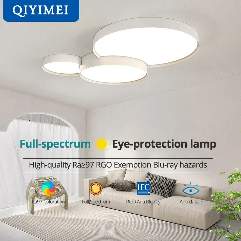 Afralia™ LED Acrylic Chandelier - Modern Indoor Lighting for Bedroom Kitchen Living Room