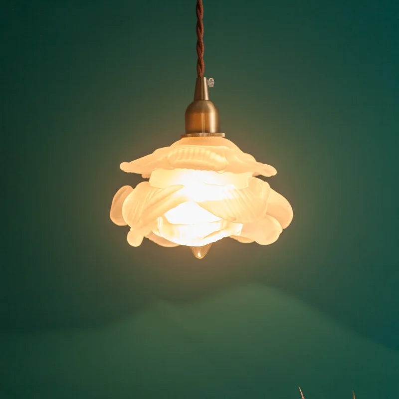 Afralia™ Frosted White Glass LED Pendant Lamp: Nordic Minimalism for Living Room & Cafe