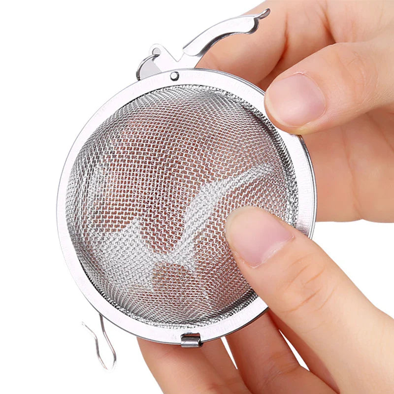 Afralia™ Stainless Steel Tea Infuser Sphere Strainers with Hook - Set of 3