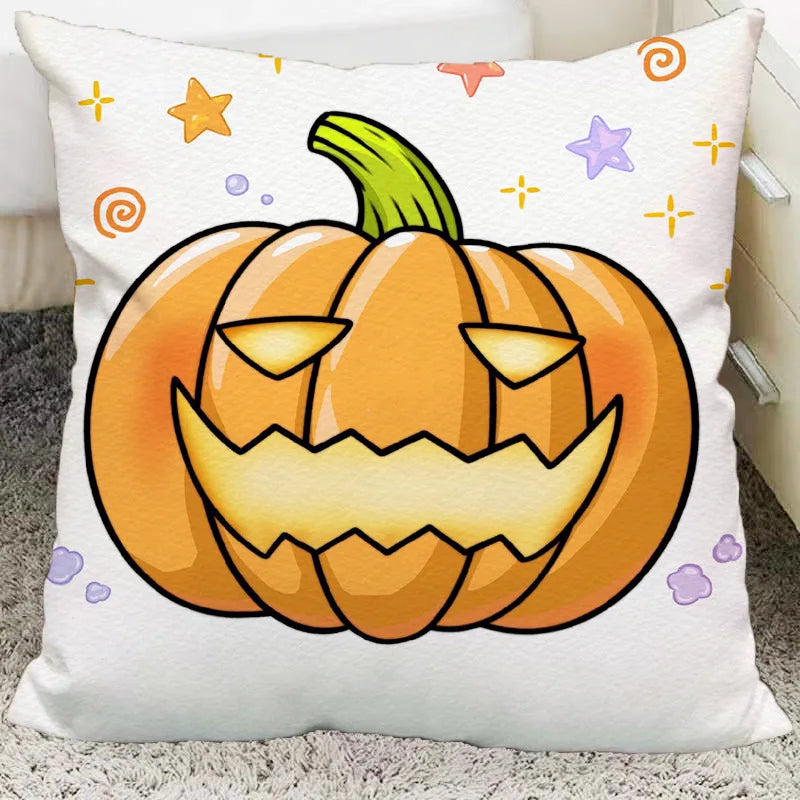 Afralia™ Halloween Plush Cartoon Pillow for Living Room and Bedroom, Festive Decoration