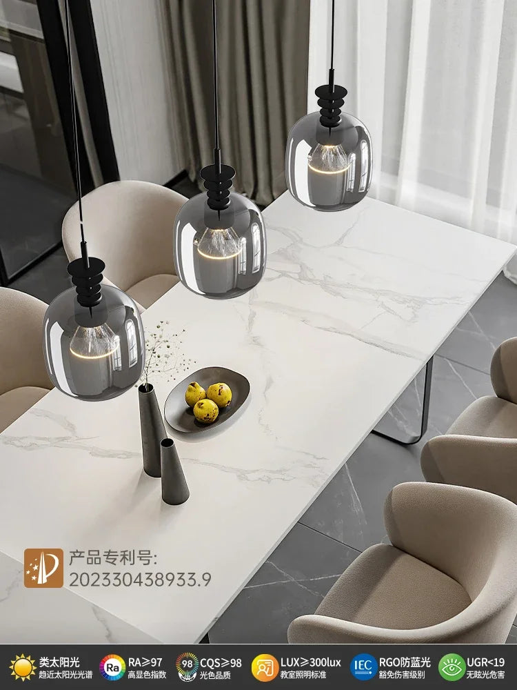 Afralia™ Modern Dine Pendant Chandeliers for Living Room Ceiling Lamp LED Lighting